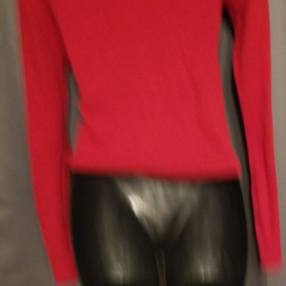 Hollister Womens/Juniors Sweater Red Button-Up Pockets size S GUC - Picture 4 of 8